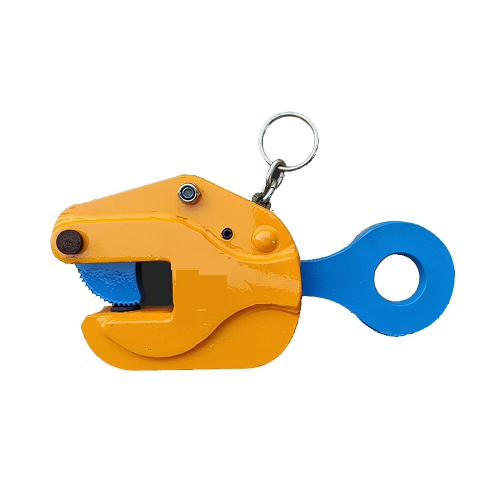 Luercher One Color Lifting Clamp Vertical Plate Lifting Clamp Heavy Duty Industrial Plate Clamps, For Lifting And Transporting Steel Plates(2T)
