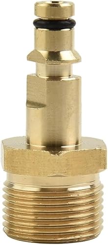 M22 Hochdruckreiniger Stecker auf Schnellanschluss Schlauchadapter Massives Messing Einlass und K-Serie Ausgangskupplung passt für Kärcher für Nilfisk für Bosch Elektrische Gartenwerkzeuge M22 Hochdruckreiniger Stecker auf Schnellanschluss Schlauchadapter Massives Messing Einlass und K-Serie Ausgangskupplung passt für Kärcher für Nilfisk für Bosch Elektrische Gartenwerkzeuge