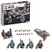 LEGO Star Wars Battle Pack Mandalorian, Set da Battaglia con 4 Minifigure, Speeder Bike e Mini Forte di Difesa, 75267