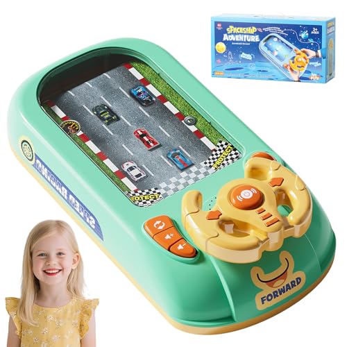 LFACHTER Car Adventure Toy with Steering Wheel,Musical Steering Wheel...