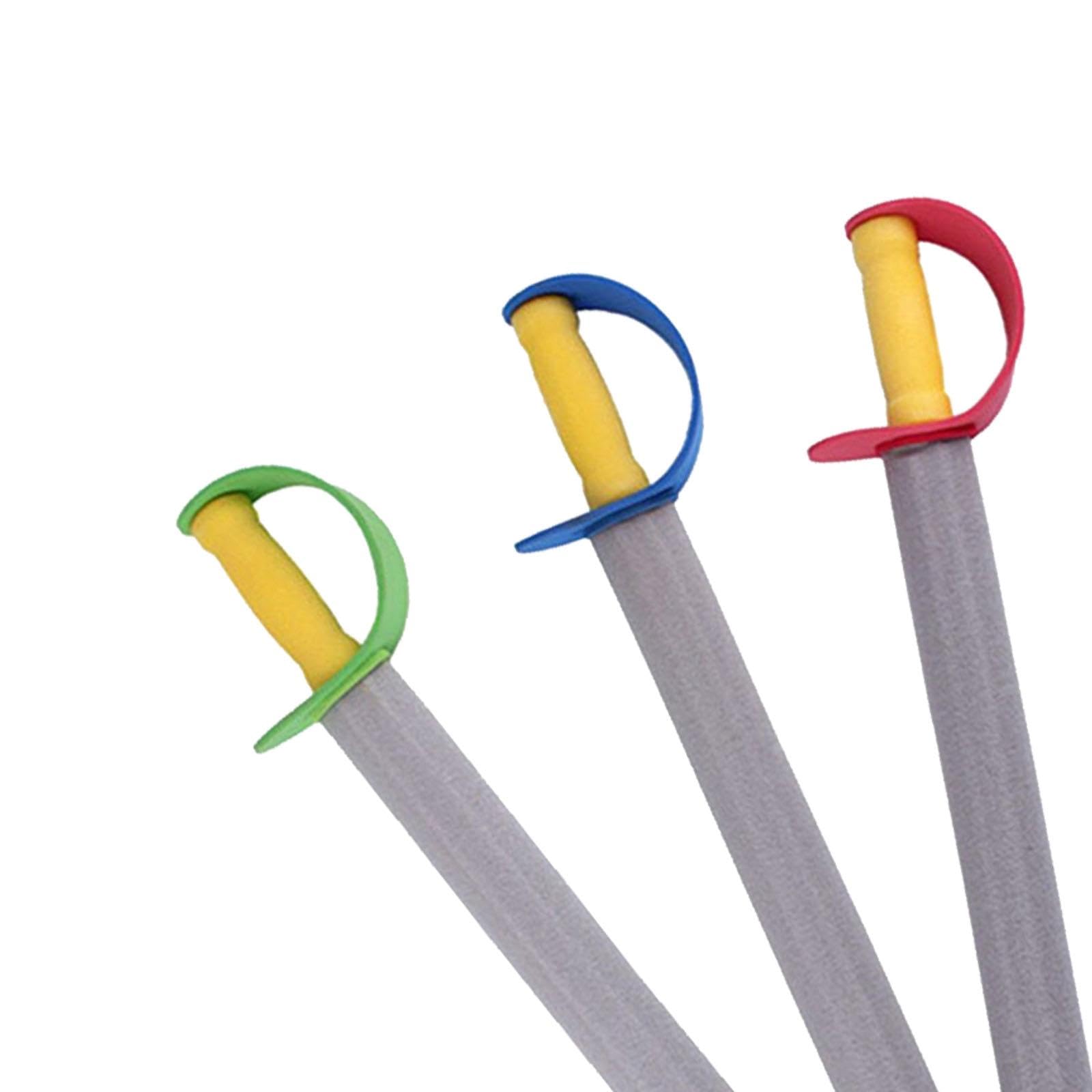 6X Spade di Schiuma Pirata Cavaliere Gioco di Ruolo Bambini Gioco di Finzione