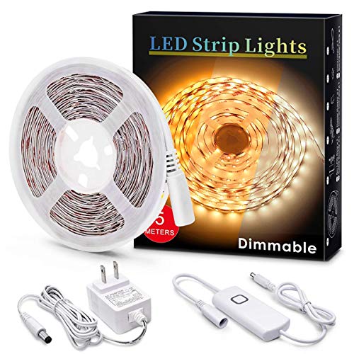 Kit Tira LED Domlum 5m Dimmable Blanco Cálido 12V miniatura 1