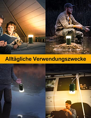 EMNT LED Campinglampe 15000mAh mit USB Aufladbar Camping Laterne Tragbar Wasserdicht, Camping Licht mit 4 Lichtmodi für… - Image 8