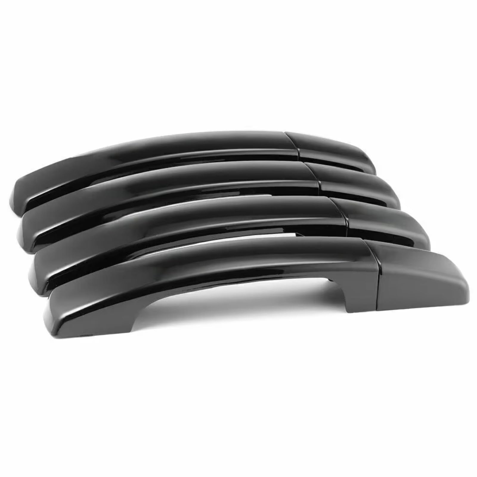DSPOLIMV Outer Door Handle Cap Compatible with Land for Rover for Range 2005-2010 4pcs Car Gloss Black Door Handle Cover Exterior Parts Car Accessories