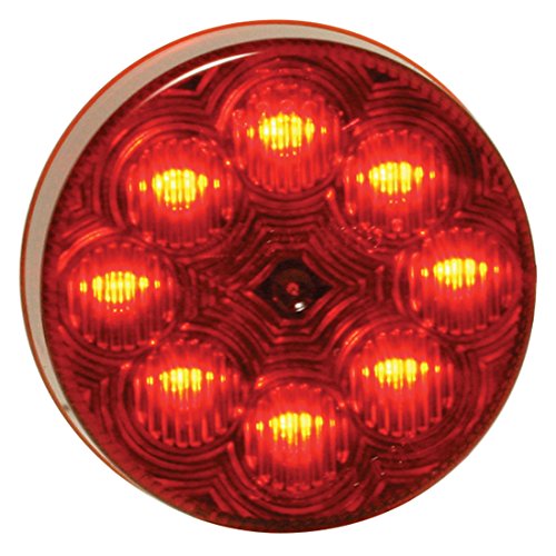 Maxxima M16280R Red 2-1/2" Round LED Clearance Marker Light - Thumbnail 2