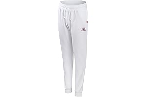 White Sweatpants for Girls: Active Fleece Jogger Pants
