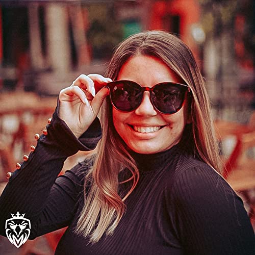 Large Turtle Acetate Sunglasses with Dark Brown Bamboo Arms, with polarized lenses, Margot Turtle MafiawooD3