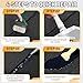 Asphalt Crack Filler, 1.5LB High Elasticity Driveway Crack Filler, Self Leveling Waterproof Repair Sealant for Driveway, Walkway, Road, Blacktop Concrete Joint, Indoor & Outdoor - Black (24.7oz)