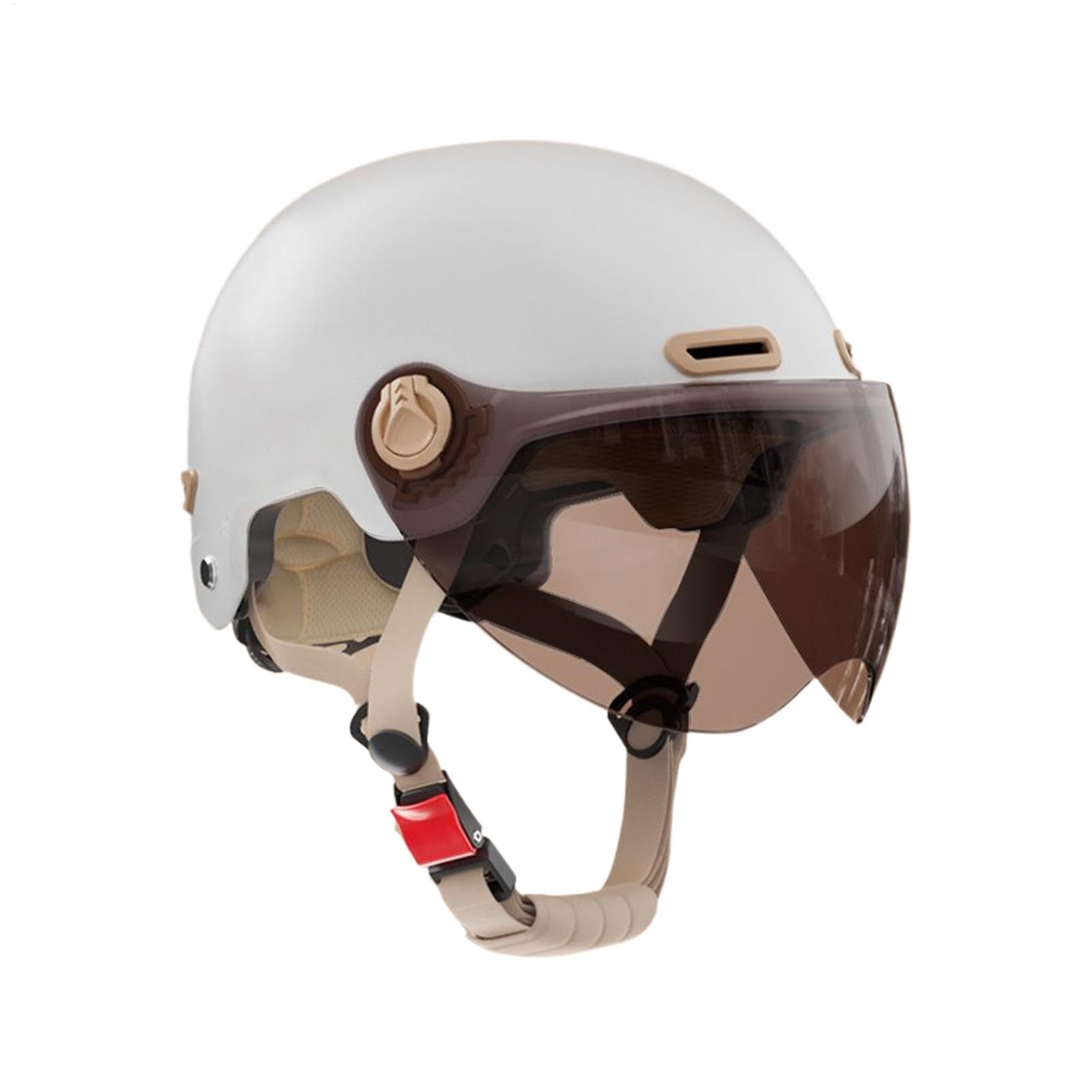 Adult Bike Helmet - Shockproof Reflective Road Bike Helmet With Windproof Goggles | Motorcycle Accessories, Skateboarding Equipment For Family, Friends