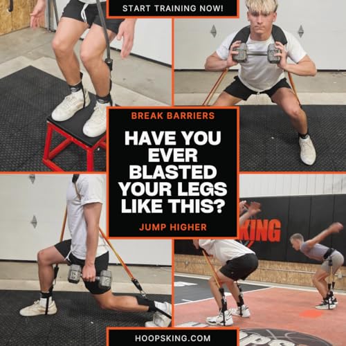 Image of Vertical Jump Blitz Resistance Bands | 3 Levels - Youth, Intermediate, & Pro | Jump Higher |