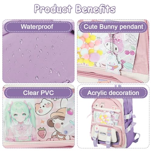 Image of Zibuyu School Bag for Boys and Girls 5-8 Years, Water Resistant