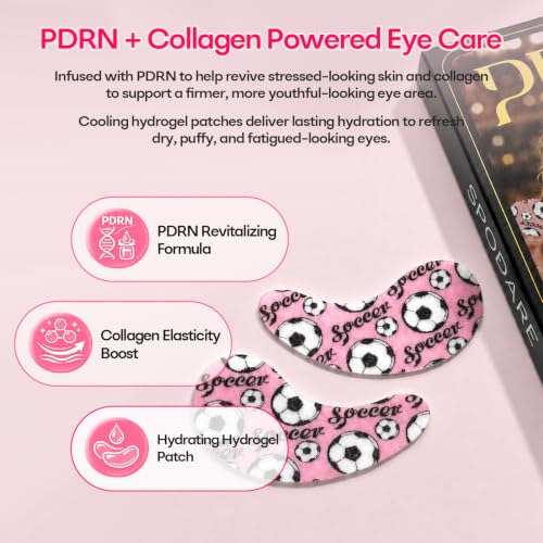 SPODARE PDRN Collagen Eye Masks for Dark Circles and Puffiness, 8 Pairs - image 6