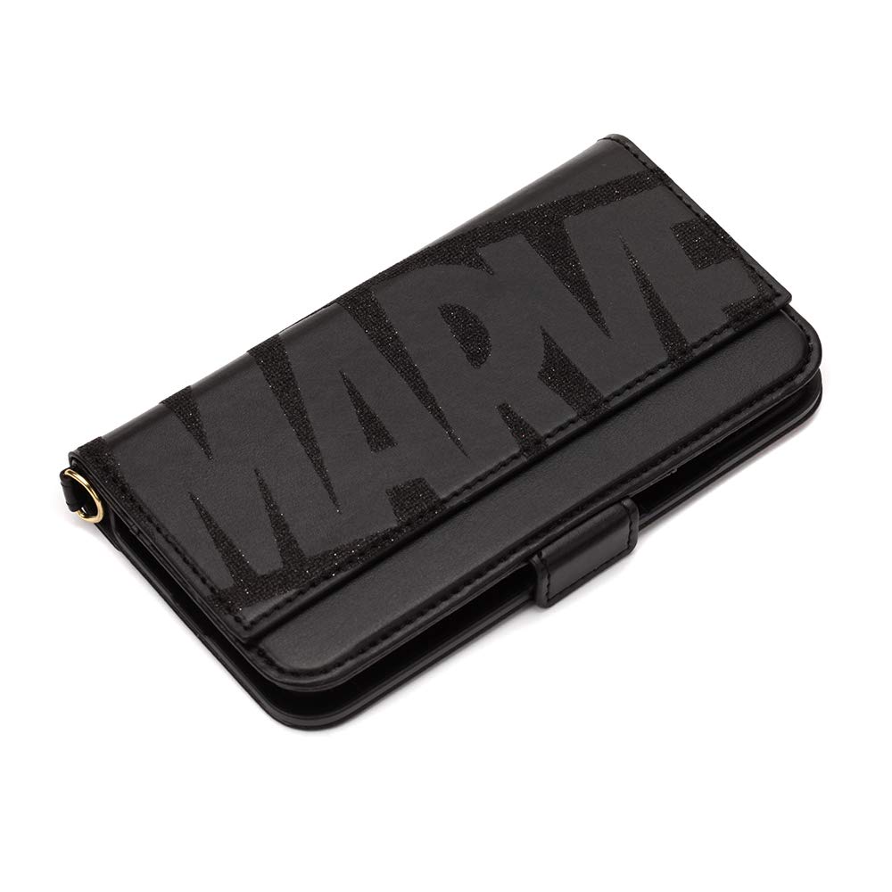 PGA Premium Style iPhone 11 Pro ダブルフリップカバー [ロゴ/ブラック] ケース PG-DFP19A10MVL