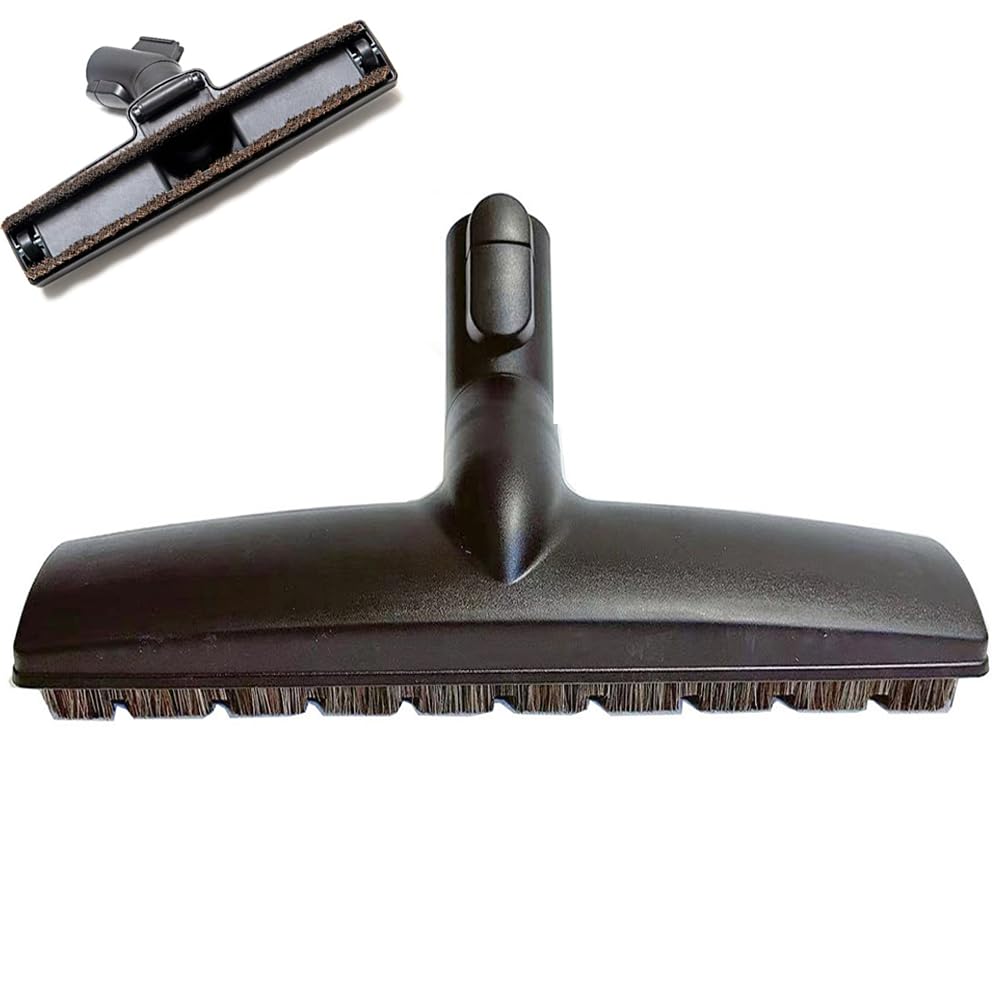 Chuancheng Replacement Vacuum Brush Head With Wheels & Horsehair Bristles For Miele Vacuum Accessories, Parquet Brush Tile Hard Floors - 35Mm 1-3/8'' Hardwood Floor Vacuum Attachment