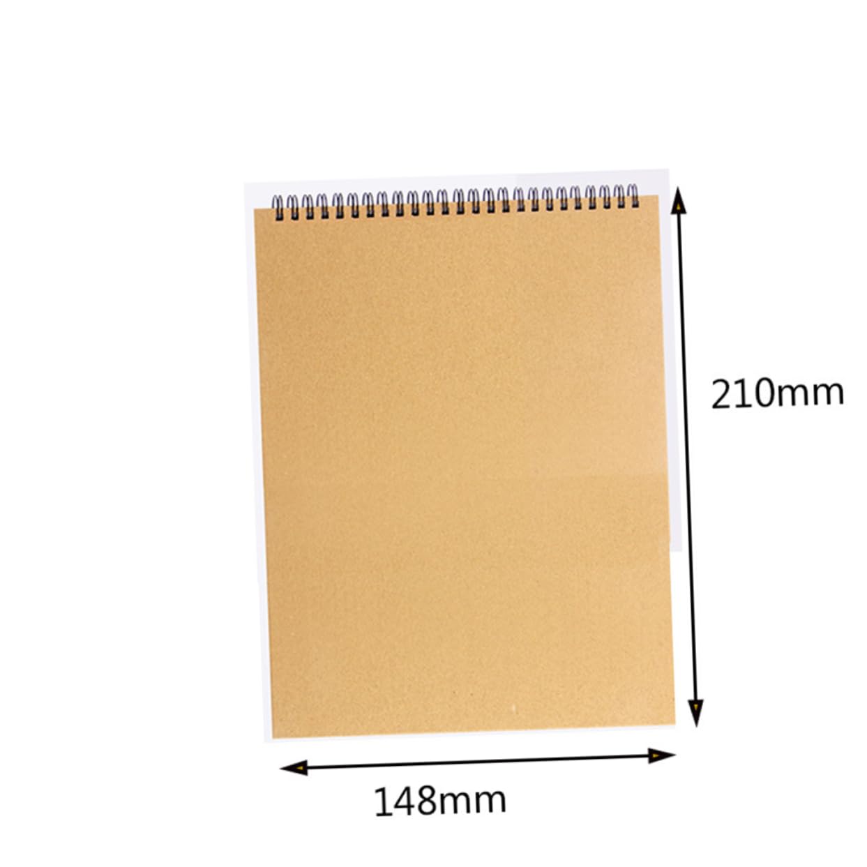 4 Pezzi Blocchi Da Disegno Carta Kraft e Bianca Per Schizzi e Acquerello Portatile e Resistente Per Artisti e Ragazzo Ragazza
