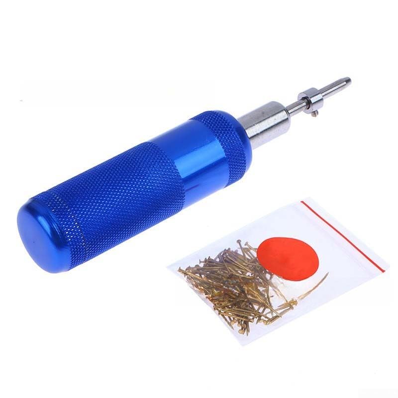 Nail Presser Tool, Professional Ship Model Pin Presser Skin Fixation Hole Punching Tool for Boat Model Building Assembly Kit
