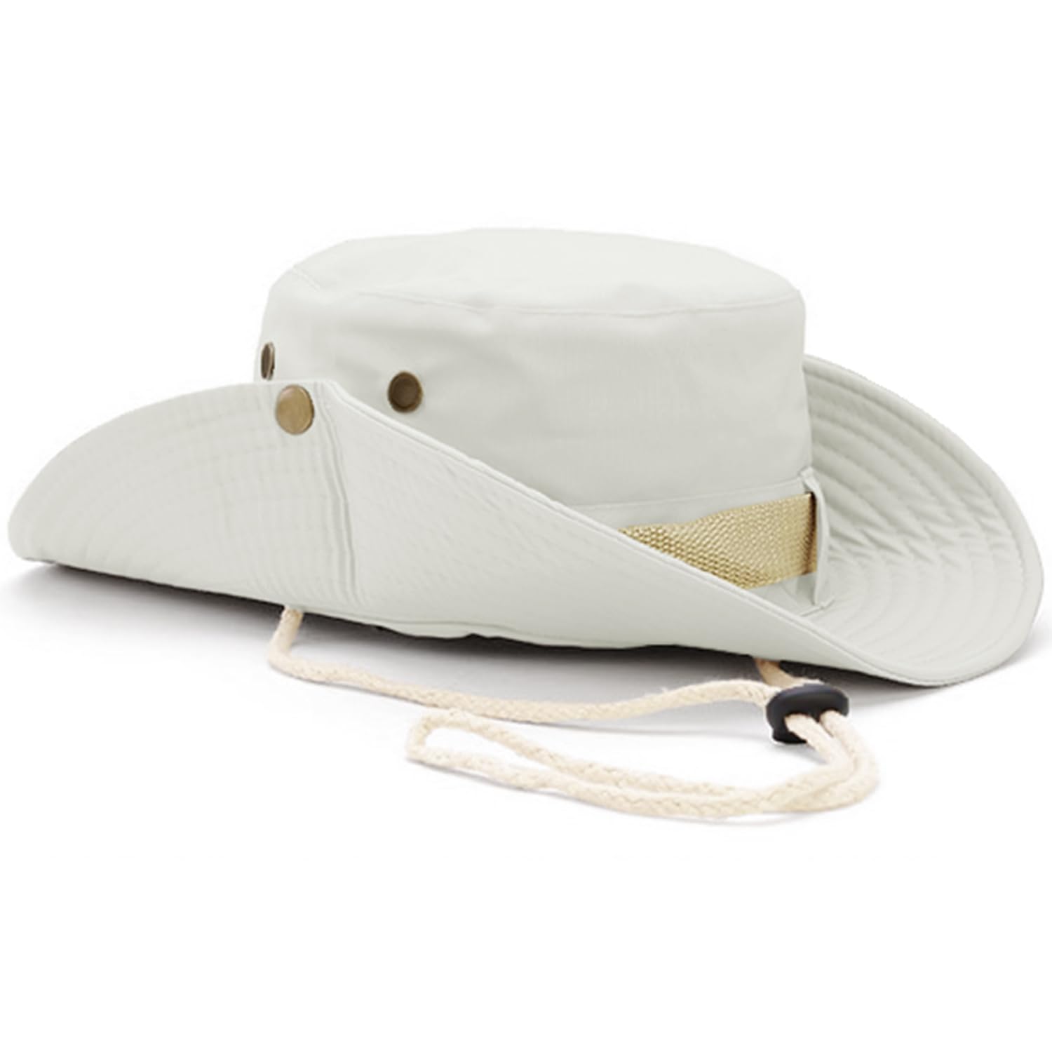 Favuit Sombrero de safari con protección UV de ala ancha, de algodón, plegable, para pesca, senderismo, transpirable, estilo vaquero, para hombres y mujeres al aire libre