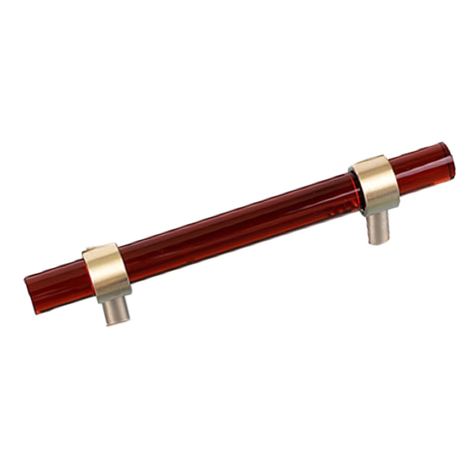 LCANALLYMS Kitchen cabinet handles, Crystal Copper Kitchen Cabinet Pull Nordic Gold Furniture Drawer Handle Decorative Knob for Cabinets Dresser Cupboard Wardrobe(Brown)