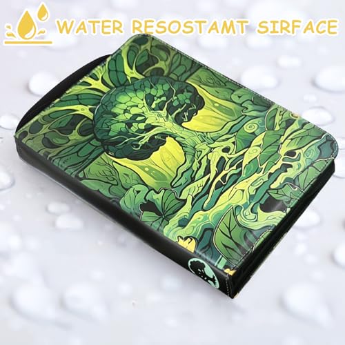 Image of Card Binder for MTG /TCG,9 Pocket Trading Card Binder for YGO /PTCG,Holds 720 Cards,Collector Card Album for Standard Game Cards,Toys Gifts(Green)
