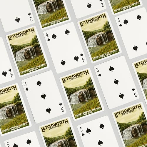 Baraja de poker Letchworth State Park, NY, 52 cartas miniatura 4