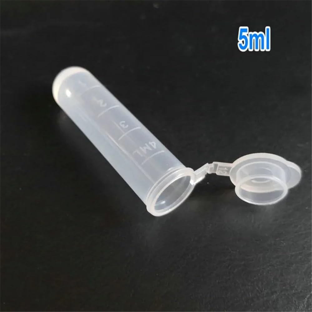 Équipements et fournitures de laboratoire Tubes en plastique avec bouchon for échantillons de laboratoire, 2 ml, 5, 7, 10, 15, 100/200/300/500 pièces
