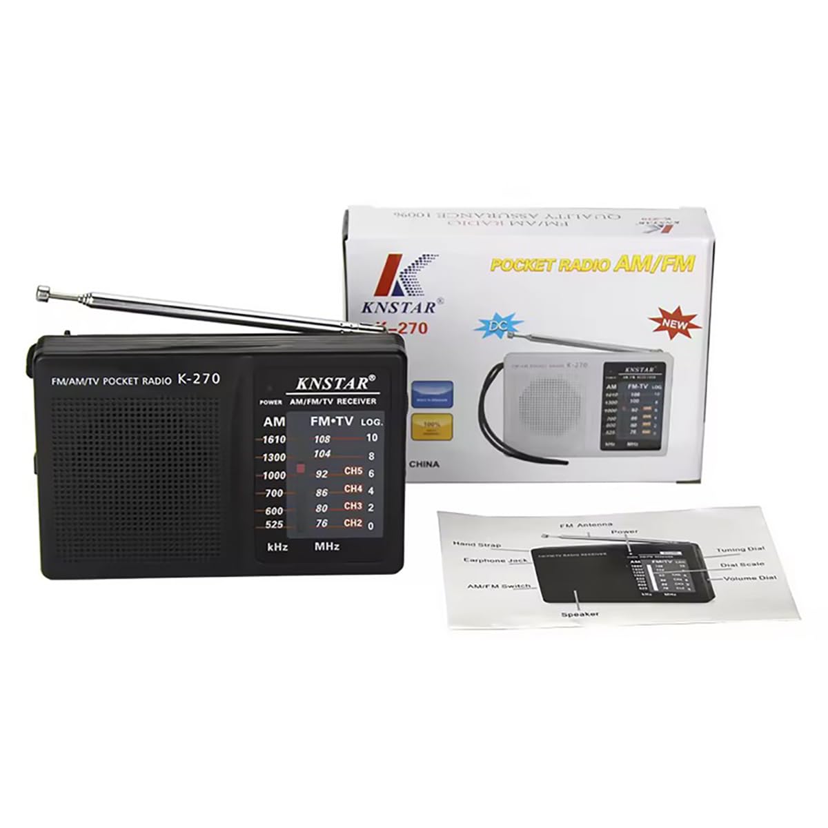 Manual Tune Spirit Box Ghost Box FM/AM Radio SB7 Paranormal Equipment