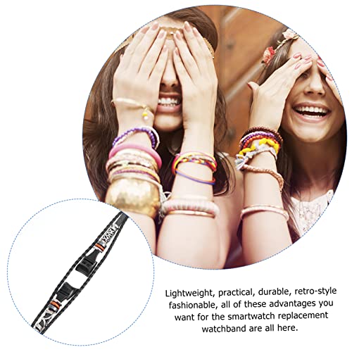 Angoily Metal Retro National Style Bead Bracelet Replacement Band Bracelet Comfortable Easy to Install Unisex Design for All Occasions2