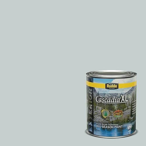 Vista 24 de Rodda Paint CASCADIA ZERO - Pintura satinada e imprimación para interiores en uno, 1 galón, pizarra