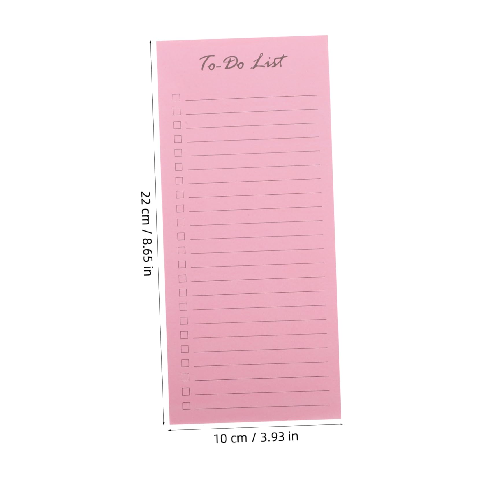 Blocco Note Adesivi To Do 10 Blocchi Carta per Appunti Giornalieri | 50 Fogli per Blocco, Organizzazione Pratica e Formato Portatile, per Scuola e Lavoro