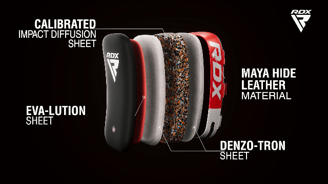 RDX Maya Hide - Protezione per la testa, in pelle Maya Hide, MMA