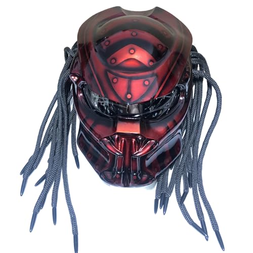 XINLIFE Predator Helmet Red Aesthetic