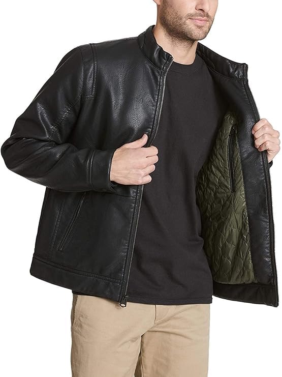 BAGS 2 CROWN Stylist Solid Designer Mens Full Sleeves Genuine Leather Jacket classy look