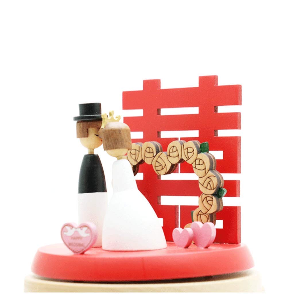 Amazon.co.jp: オルゴール木製オルゴール結婚式のオルゴール回転