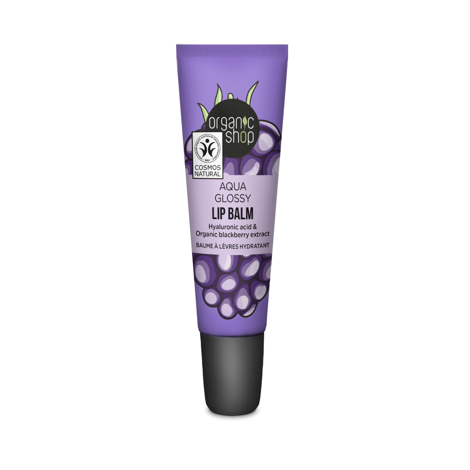 Amazon.com : Organic Shop Aqua Glossy Hyaluronic Acid & Blackberry