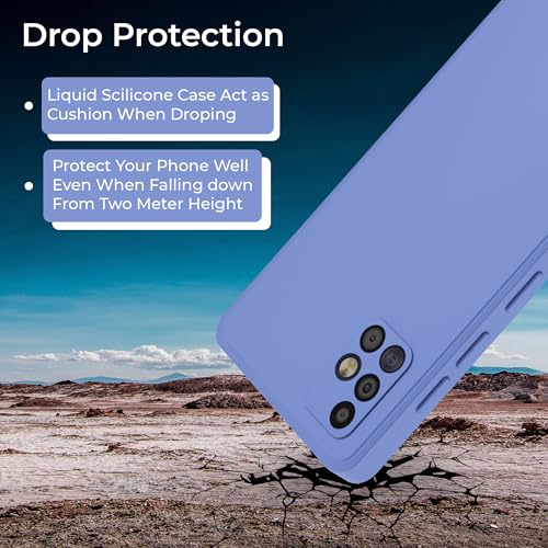 Image of A rtistque Back Cover Case for Samsung Galaxy M51 with Camera Protection | Shockproof TPU | Stylish Protective Design | Slim Fit | Ultra Matte | Samsung Galaxy M51 Back Cover - Blue
