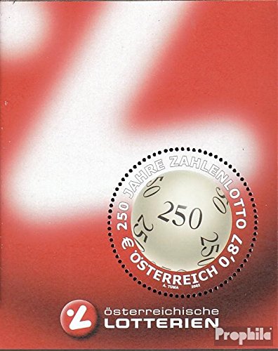 Prophila Collection Austria Block 17 (Completa Edizione) 2002 Lotteria in Austria (Francobolli per i Collezionisti)