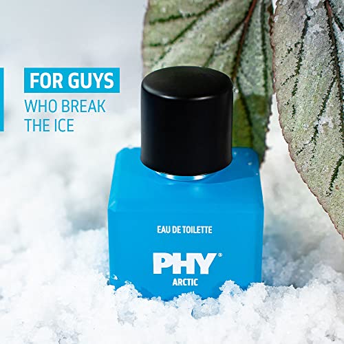 Image of Phy Arctic | Eau De Toilette | Icy Aqua + Energizing Patchouli | Icy Freshness | Premium Fragrance For Men | Everyday Perfume | Long-Lasting Fragrance | 100% Vegan | 50 ml