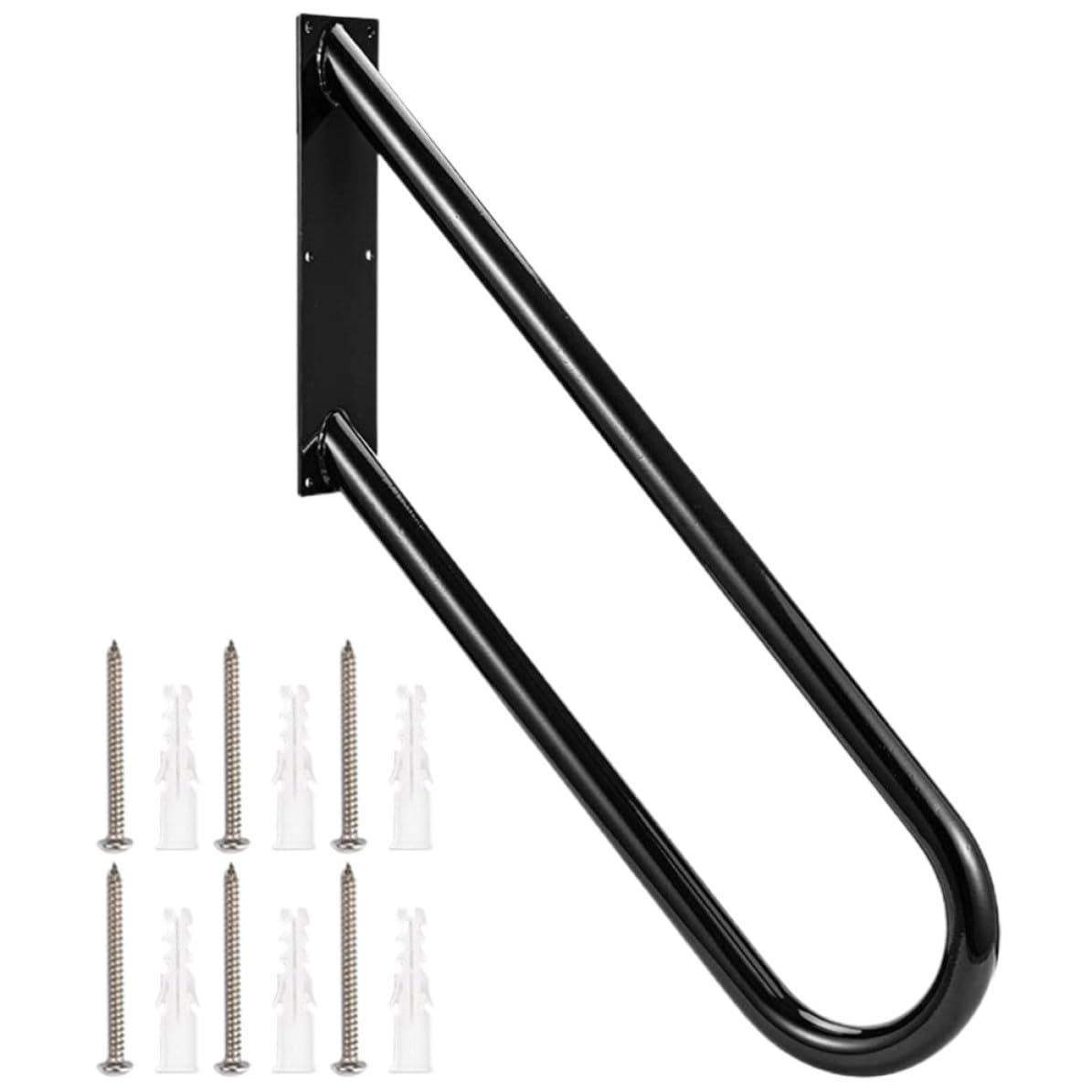 Barre d'appui anti-chute pour escalier intérieur et extérieur fixation murale