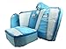 Produktbild YISAMA Packing Cubes, Kofferorganizae Packtaschen Set, Ultraleicht, 5 Pcs Umfasst Schuhbeutel Ideal Für Mittelgroße Trolley Farbe Leicht Blau