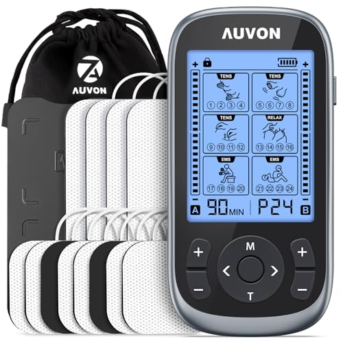 AUVON 3-in-1 TENS Unit Muscle...