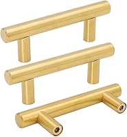 goldenwarm 15 db Arany Szekrényfogantyú 64 mm - Rozsdamentes Acél Bútorfogantyú Konyhaszekrényhez, Fiókhoz, Szekrényajtóhoz - Elegáns, Tartó 1