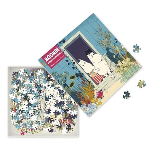 Flame Tree Publishing FTJP45 1 000-bitars Pussel Mumins på Riviera