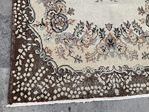 Boho Home Decor, Organic Wool Rug, Anatolian Rug, Authentig Rug, Large Area Rug, Entryway Decor Carpet, Floral Design Turkey Rug #TOP7