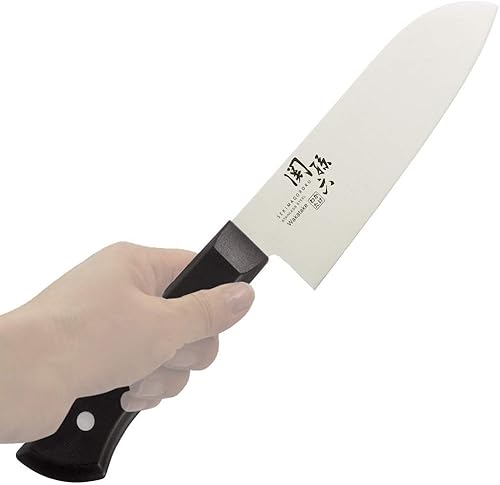 Miniatura 2 de Kai KAI AB5421 - Cuchillo Santoku pequeño Seki Magoroku Wakatake, 5.7 pulgadas, fabricado en Japón