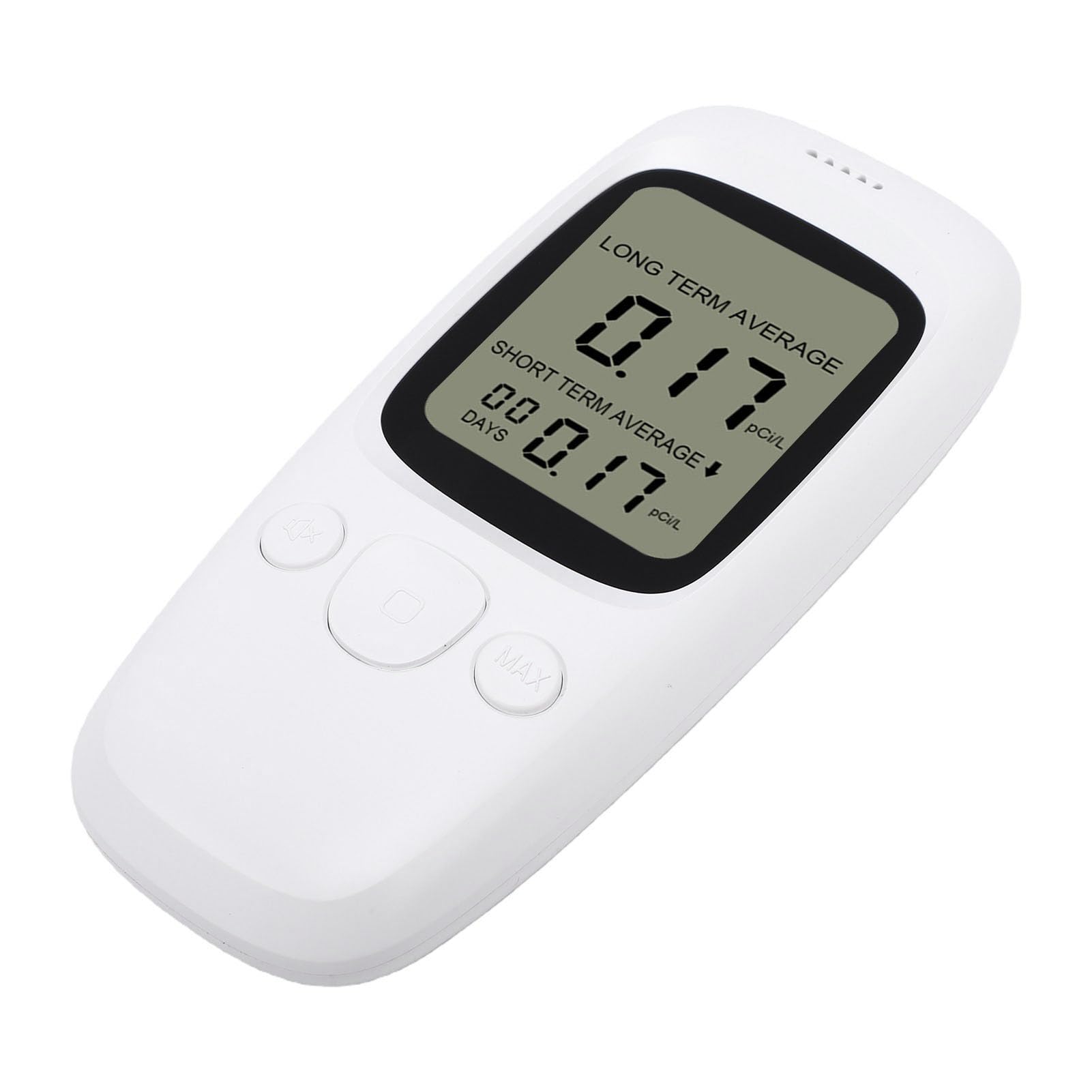 Annadue Rivelatore di Radon Portatile 0-270pCi/L con Sensore Ionico, | Monitor digitale per radon, display LCD, uso domestico, con archiviazione dati, per camera da letto, seminterrato, ufficio,