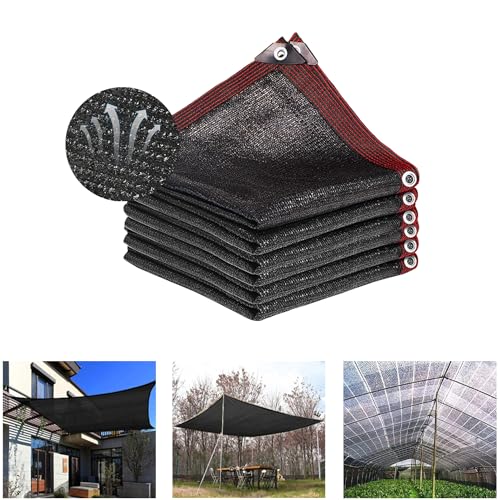 Toldo, Red de sombreo con Ojales Protección UV 95% Antipolvo Redes para pérgolas, jardín, Invernadero, Exterior 2X2m