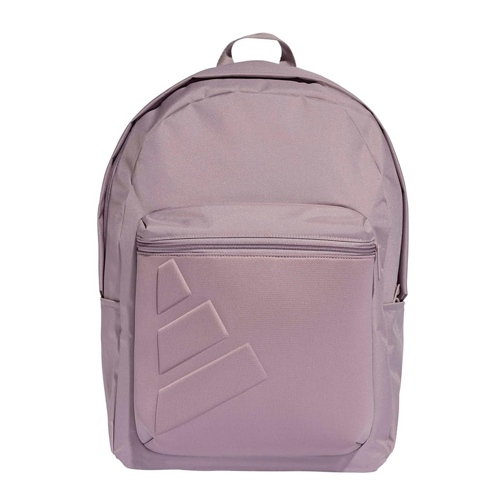adidas Unisex ESSENTIALS EMBOSSED LOGO BACKPACK, preloved fig, One size