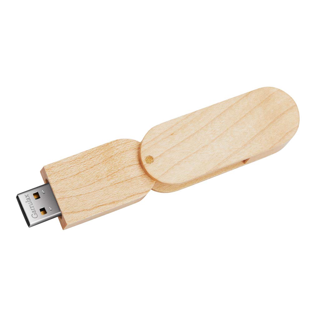 Clé USB 2.0 En Bois Massif 64 Go - Design élégant, Porte-clés, Vitesse Lecture 15 Mo/s, Compatible Windows/Mac/Linux