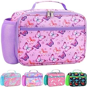 RHCPFOVR Kids Lunch Bag – Insulated Lunch Box for Boys Girls,Washable Lunch Bag and Reusable Toddler Leak-proof Lunchbox for School and Daycare
