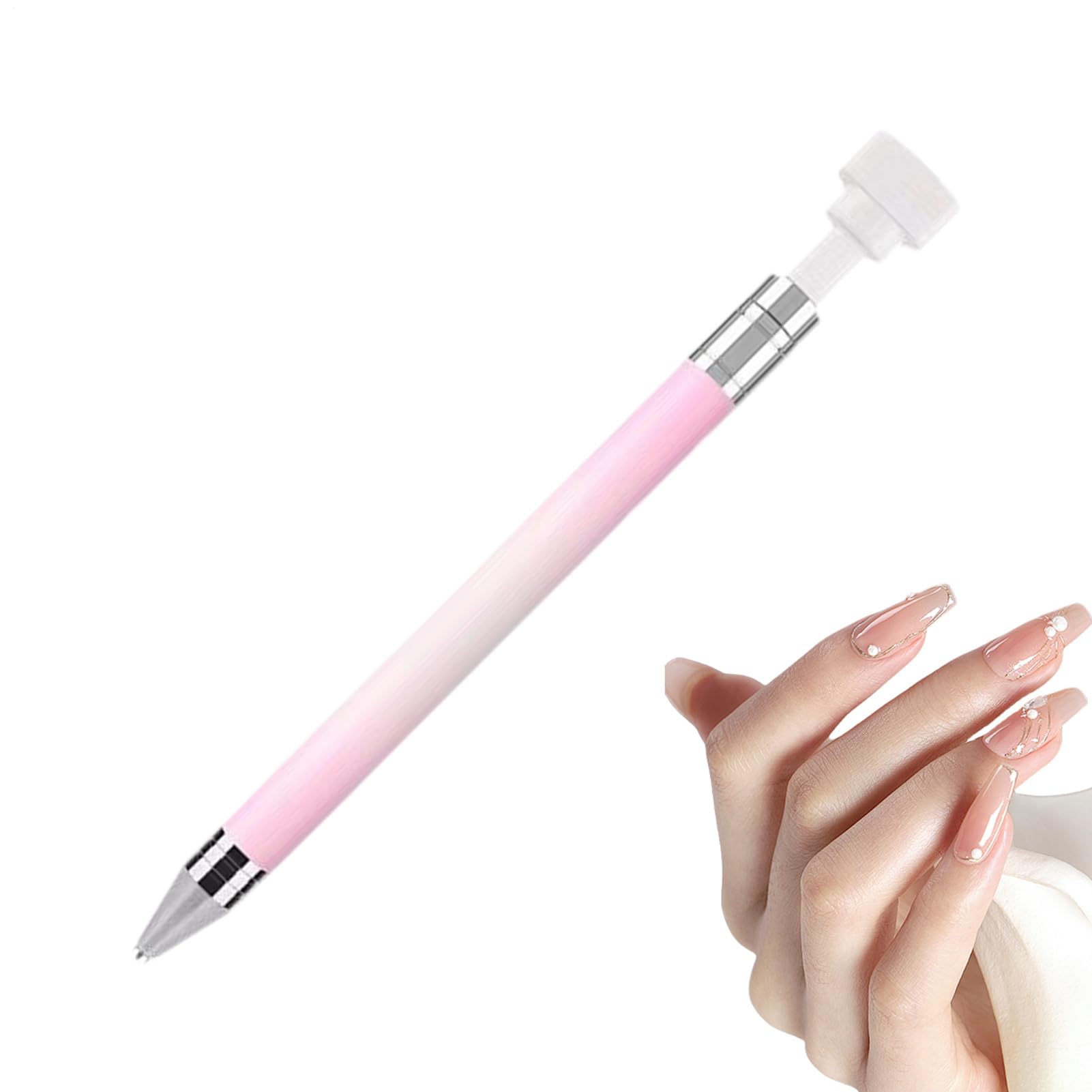 Utensile Per La Presa Di Pietre Strass | per Decorazione Unghie con Design a Puntini - Penna Per Decorazione Unghie Artistica Per Strass - per Manicure Fai da Te Incastonamento di Gioielli e